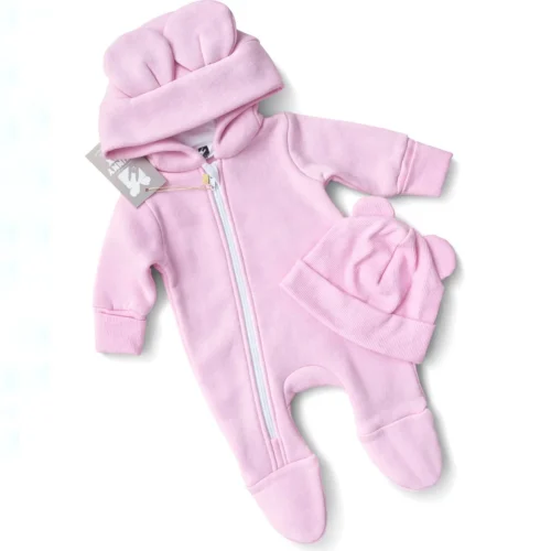 Paks ja seest uhutud puuvillane kombekas roosa