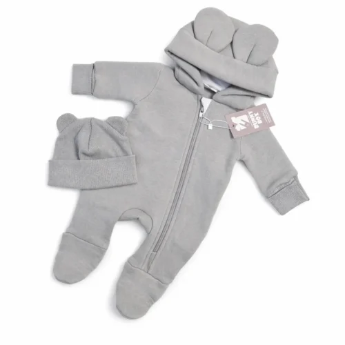 Paks ja seest uhutud puuvillane kombekas hall