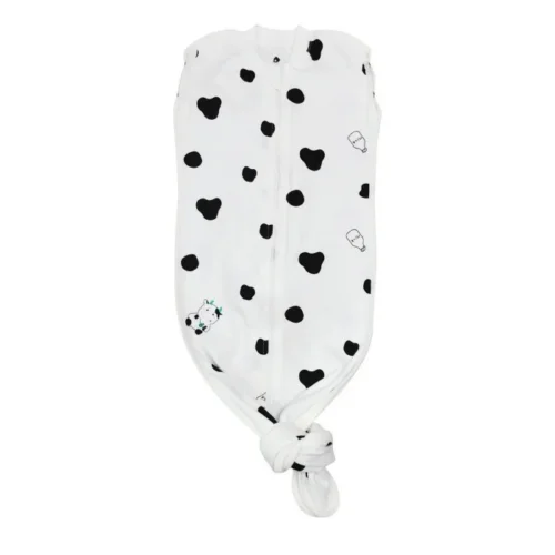 Mähkimistekk vastsündinule. Growing with baby Cow