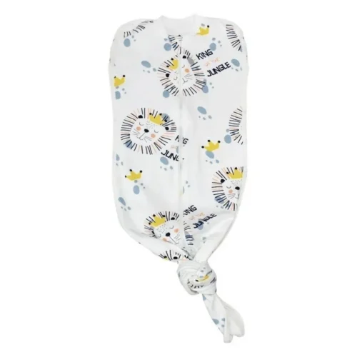 Mähkimistekk vastsündinule. Growing with baby Leo