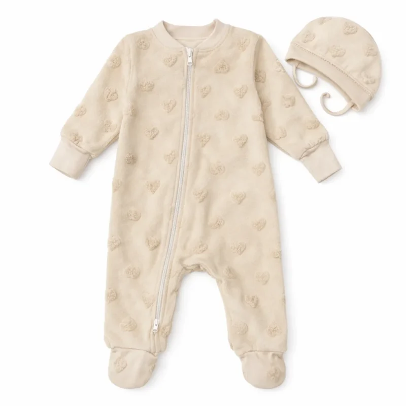 Tudukas "Beige hearts"