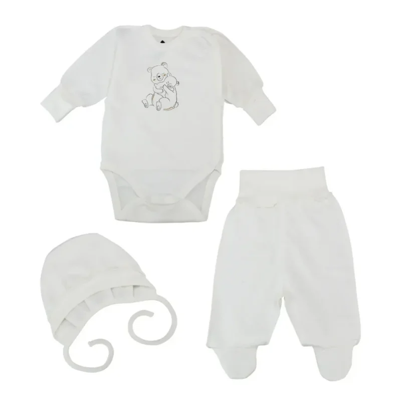 Komplekt „Emme kallistused“ karukestega valge